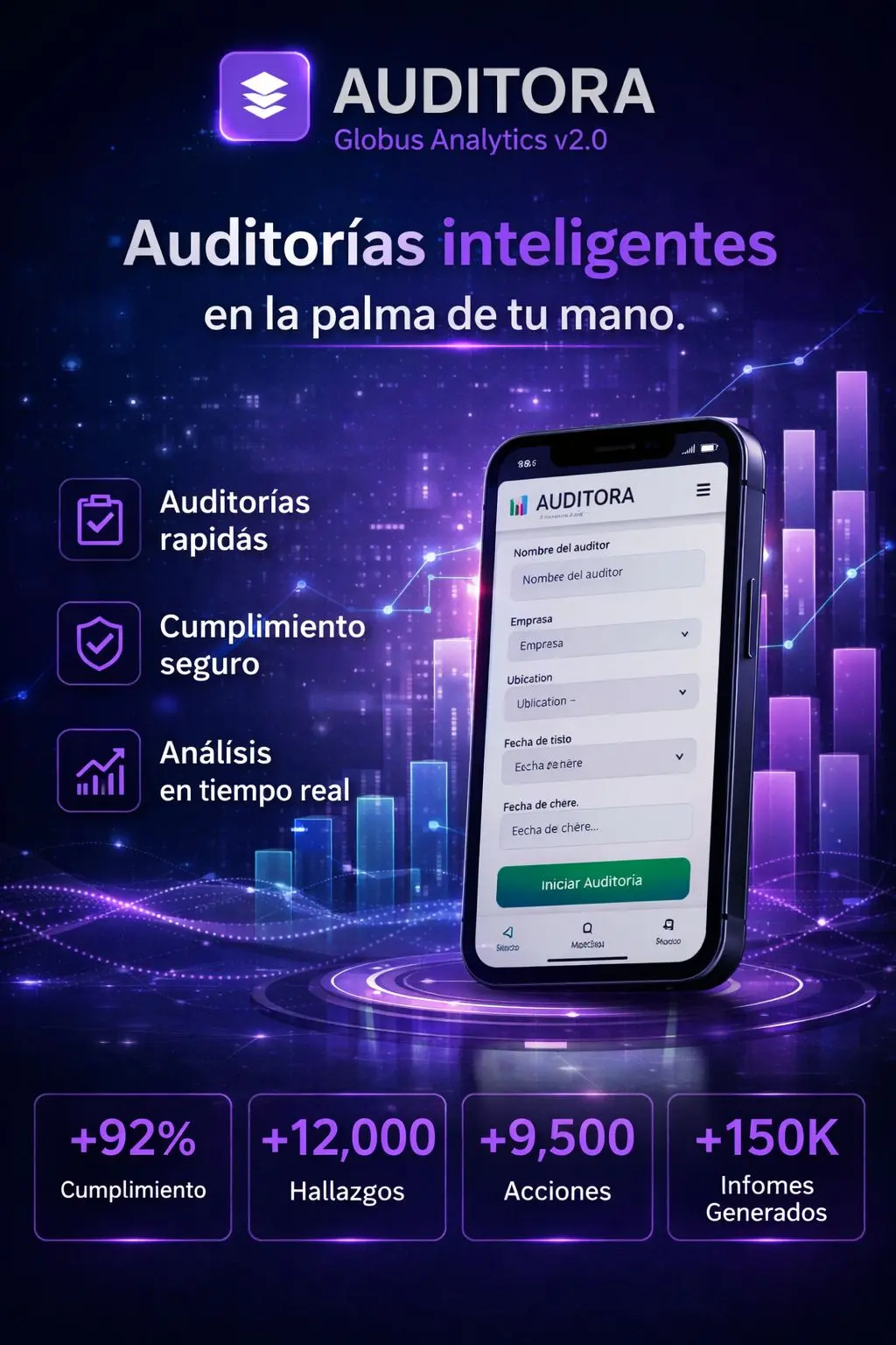 Formulario de auditoría en campo con modo offline